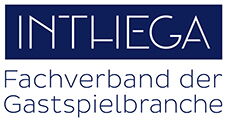 Logo mit Verlinkung zur INTHEGA (Interessengemeinschaft der Städte mit Theatergastspielen e. V.)